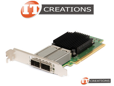 DELL PLUS / NVIDIA CONNECTX-5 EN CX516A NIC 100GBE DUAL PORT QSFP28 PCI-E 3.0 X16 NETWORK INTERFACE CARD - MELLANOX 100GB/S ETHERNET 2-PORT / 100GQSFP 2P / DP100 PCIE GEN3 ( 2 ) TWO QUAD SMALL FORM FACTOR PLUGGABLE 28 TRANSCEIVER SLOTS video