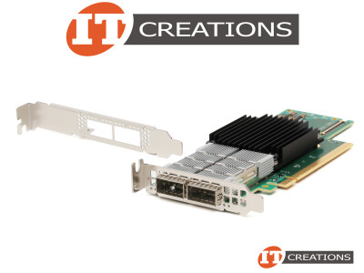NVIDIA / MELLANOX CONNECTX-6 ADAPTER IB 200GB/S HDR / 200GBE DUAL PORT QSFP56 PCI-E 4.0 X16 VPI NETWORK CARD ( CX653106A ) - 200GB ETHERNET / DP200 IN video