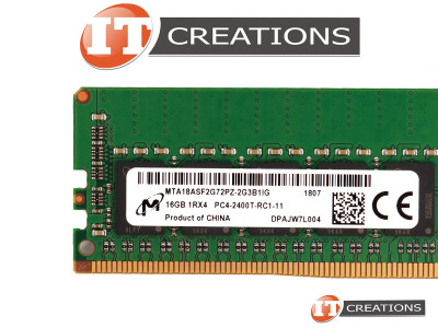 SUPERMICRO / MICRON 16GB PC4-19200 DDR4-2400T-R REGISTERED ECC 1RX4 CL17 288 PIN 1.20V MEMORY MODULE ( PC4-2400T-R ) video