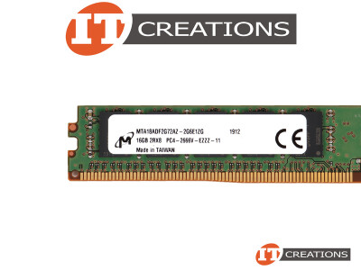 SUPERMICRO / MICRON 16GB PC4-21300 DDR4-2666V-E UNBUFFERED ECC 2RX8 CL19 288 PIN 1.20V VERY LOW PROFILE MEMORY MODULE VLPDIMM ( PC4-2666V-E ) video