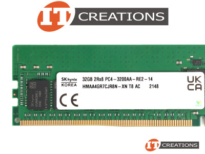 SUPERMICRO / SK HYNIX 32GB PC4-25600AA-R DDR4-3200AA-R REGISTERED ECC 2RX8 CL22 288 PIN 1.20V MEMORY MODULE ( PC4-3200AA-R ) video