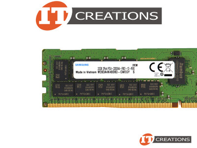 SUPERMICRO / SAMSUNG 32GB PC4-25600AA-R DDR4-3200AA-R REGISTERED ECC 2RX4 CL22 288 PIN 1.20V MEMORY MODULE ( PC4-3200AA-R ) video