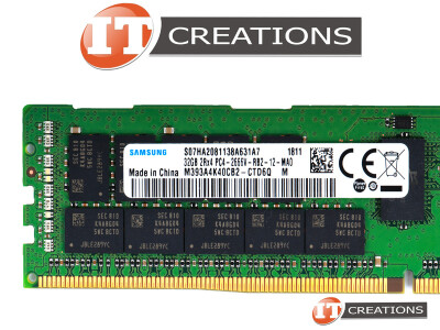 SUPERMICRO / SAMSUNG 32GB PC4-21300 DDR4-2666V-R REGISTERED ECC 2RX4 CL19 288 PIN 1.20V MEMORY MODULE ( PC4-2666V-R ) video