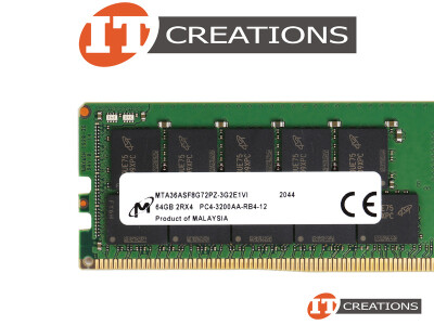 SUPERMICRO / MICRON 64GB PC4-25600AA-R DDR4-3200AA-R REGISTERED ECC 2RX4 CL22 288 PIN 1.2V MEMORY MODULE ( PC4-3200AA-R ) video
