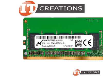 SUPERMICRO / MICRON 8GB PC4-19200 DDR4-2400T-E UNBUFFERED ECC 1RX8 CL17 288 PIN 1.20V MEMORY MODULE EDIMM EUDIMM ( PC4-2400T-E ) video