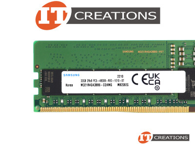 SUPERMICRO 32GB PC5-38400 DDR5-4800B-R REGISTERED ECC / EC8 2RX8 CL40 288 PIN 1.1V MEMORY MODULE ( PC5-4800B-R ) ( ERROR CORRECTION CODE 80 BIT ) video