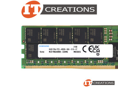 SUPERMICRO / SAMSUNG 64GB PC5-38400 DDR5-4800B-R REGISTERED ECC / EC8 2RX4 CL40 288 PIN 1.1V MEMORY MODULE ( PC5-4800B-R ) ( ERROR CORRECTION CODE 80 BIT ) video