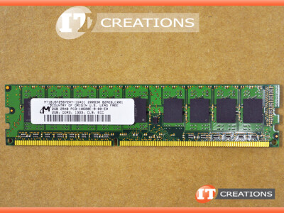 MICRON 2GB PC3-10600E DDR3-1333 UNBUFFERED 2RX8 CL9 240 PIN 1.5V MEMORY MODULE video