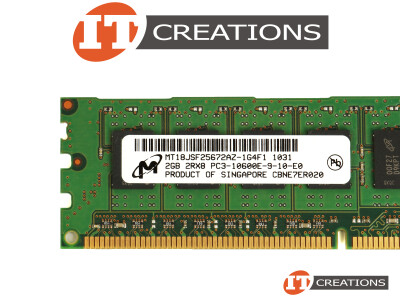 MICRON 2GB PC3-10600E DDR3-1333 UNBUFFERED ECC 2RX8 CL9 240 PIN 1.5V MEMORY MODULE video