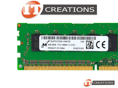 MICRON 4GB PC3-14900E DDR3-1866 UNBUFFERED ECC 2RX8 CL13 240 PIN 1.5V MEMORY MODULE video