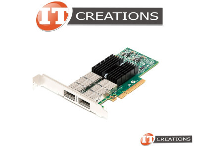 DELL / MELLANOX CONNECTX-3 CX354A NIC FDR 56GB/S IB / 40/56GBE DUAL PORT QSFP+ PCI-E 3.0 X8 VPI NETWORK INTERFACE CARD ( NVIDIA ) - 40GBE 56GB/S ETHERNET / DP40 DP56 / 56GB FOURTEEN DATA RATE INFINIBAND PCIE GEN3 ( 8GT/S ) VIRTUAL PROTOCOL INTERCONNECT ADAPTER ( 2 ) TWO QUAD SMALL FORM FACTOR PLUGGABLE PLUS TRANSCEIVER SLOTS video