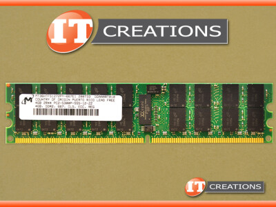 MICRON 4GB 2RX4 PC2-5300P REGISTERED ECC DDR2-667 DUAL RANK MEMORY MODULE video