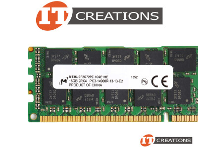 MICRON 16GB PC3-14900R DDR3-1866 REGISTERED ECC 2RX4 CL13 240 PIN 1.5V MEMORY MODULE video
