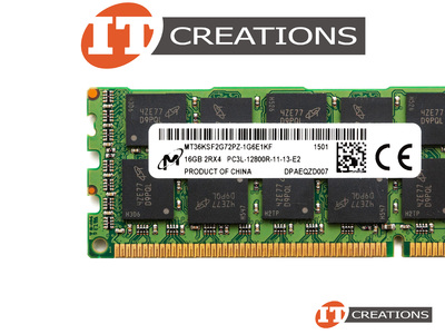 MICRON 16GB PC3L-12800R DDR3-1600 REGISTERED ECC 2RX4 CL11 240 PIN 1.35V LOW VOLTAGE MEMORY MODULE video