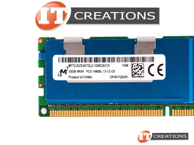 MICRON 32GB PC3-14900L DDR3-1866 LOAD REDUCED 4RX4 CL13 240 PIN 1.5V MEMORY MODULE LRDIMM video