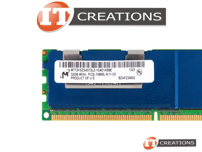 MICRON 32GB PC3L-10600L DDR3-1333 LOAD REDUCED 4RX4 CL9 240 PIN 1.35V LOW VOLTAGE MEMORY MODULE LRDIMM video