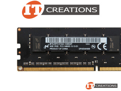 MICRON 4GB PC3-14900E DDR3-1866 UNBUFFERED ECC 1RX8 CL13 240 PIN 1.5V MEMORY MODULE video