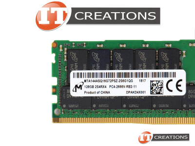 MICRON 128GB PC4-21300 DDR4-2666V-R REGISTERED ECC 2S4RX4 CL19 288 PIN 1.20V MEMORY MODULE ( PC4-2666V-R ) video