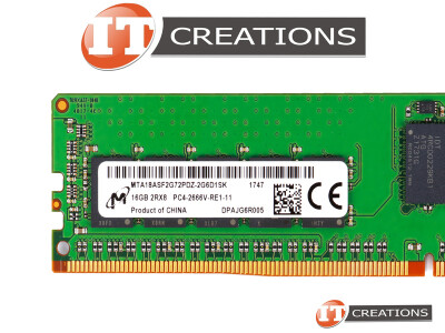 MICRON 16GB PC4-21300R DDR4-2666V-R REGISTERED ECC 2RX8 CL19 288 PIN 1.20V MEMORY MODULE ( PC4-2666V-R ) video