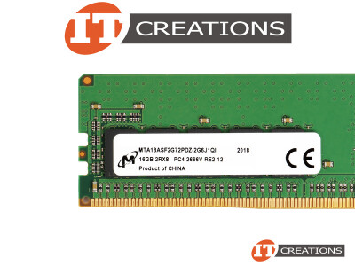 MICRON 16GB PC4-21300R DDR4-2666V-R REGISTERED ECC 2RX8 CL19 288 PIN 1.20V MEMORY MODULE ( PC4-2666V-R ) video