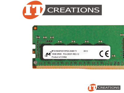 MICRON 16GB PC4-23466 DDR4-2933Y-R REGISTERED ECC 2RX8 CL21 288 PIN 1.20V MEMORY MODULE ( PC4-2933Y-R ) video