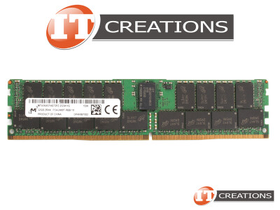 MICRON 32GB PC4-19200 DDR4-2400T-R REGISTERED ECC 2RX4 CL17 288 PIN 1.20V MEMORY MODULE ( PC4-2400T ) video