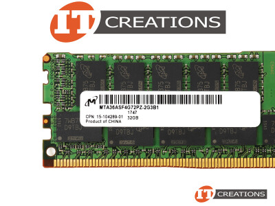 MICRON 32GB PC4-19200 DDR4-2400T-R REGISTERED ECC 2RX4 CL17 288 PIN 1.20V MEMORY MODULE ( PC4-2400T-R ) video