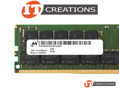 MICRON 32GB PC4-21300 DDR4-2666V-R REGISTERED ECC 2RX4 CL19 288 PIN 1.20V MEMORY MODULE ( PC4-2666V-R ) video