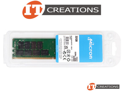 MICRON 32GB PC4-25600 DDR4-3200AA-R REGISTERED ECC 2RX4 CL22 288 PIN 1.20V MEMORY MODULE ( PC4-3200AA-R ) video