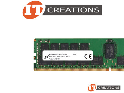 MICRON 32GB PC4-25600 DDR4-3200AA-R REGISTERED ECC 2RX4 CL22 288 PIN 1.20V MEMORY MODULE ( PC4-3200AA-R ) video