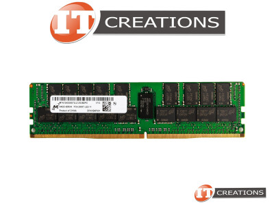 MICRON 64GB PC4-19200 DDR4-2400T-L LOAD REDUCED ECC 4DRX4 CL17 288 PIN 1.20V MEMORY MODULE LRDIMM ( PC4-2400T-L ) video