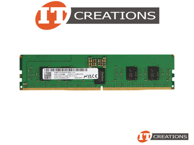 MICRON 16GB PC5-44800 DDR5-5600B-R REGISTERED ECC / EC8 1RX8 CL46 288 PIN 1.1V MEMORY MODULE ( PC5-5600B-R ) ( ERROR CORRECTION CODE 80 BIT ) video