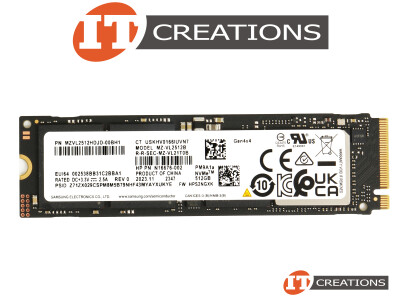 SAMSUNG 512GB V-NAND TLC PCIE GEN4 X4 NVME M.2 2280 PM9A1A SERIES VNAND TRIPLE LEVEL CELL READS 6900MB/S WRITES 4900MB/S SOLID STATE DRIVE SSD - KEY M PCI-E 4.0 NON VOLATILE MEMORY EXPRESS ( DUAL LABEL / HP / SAMSUNG ) video