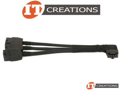 HP 16 PIN  TO X3 8 PIN GPU POWER CABLE ADAPTER- 12VPHWR ( 1 ) ONE 12P+4P ( 12+4P - MALE ) TO ( 3 ) THREE 8P CONNECTORS ( FEMALE ) video