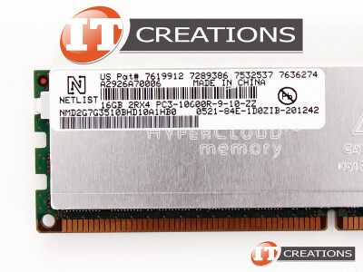 NETLIST 16GB PC3-10600R DDR3-1333 REGISTERED ECC LP HYPERCLOUD 2RX4 CL9 240 PIN 1.5V MEMORY MODULE HCDIMM video