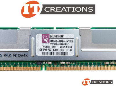 KINGSTON 1GB 240 PIN FB-DIMM DDR2 667 ECC SDRAM MEMORY MODULE video
