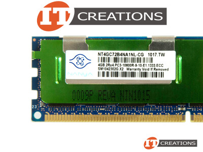 NANYA 4GB PC3-10600R DDR3-1333 REGISTERED ECC 2RX4 CL9 240 PIN 1.5V MEMORY MODULE video