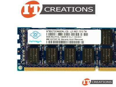 NANYA 8GB PC3L-10600R DDR3-1333 REGISTERED ECC 2RX4 CL9 240 PIN 1.35V LOW VOLTAGE MEMORY MODULE video