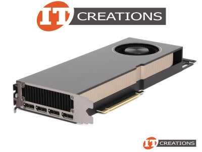 DELL NVIDIA RTX A6000 GPU 48GB 10752 CUDA CORES MEMORY INTERFACE 384 BIT GDDR6 MEMORY BANDWIDTH 768GB/S PCI-E 4.0 X16 ( 4 ) FOUR DISPLAYPORTS DP GRAPHICS PROCESSING UNIT VIDEO CARD - AMPERE ARCHITECTURE video