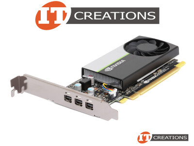 NVIDIA T400 4GB GPU 384 CUDA CORES MEMORY INTERFACE 64 BIT GDDR6 MEMORY BANDWIDTH 80GB/S PCI-E 3.0 X16 ( 3 ) THREE DISPLAYPORTS MDP GRAPHICS PROCESSING UNIT VIDEO CARD video