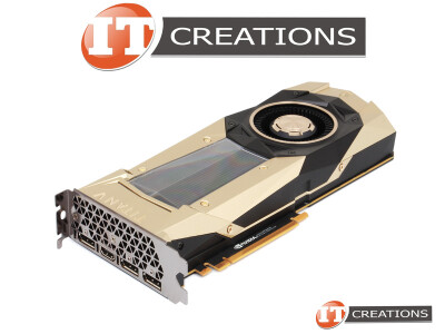 NVIDIA TITAN V VOLTA GPU 12GB HBM2 640 TENSOR CORES 5120 CUDA CORES MEMORY INTERFACE 3072 BIT MEMORY BANDWIDTH 652.8GB/S PCI-E X3.0 X16 GRAPHICS PROCESSING UNIT VIDEO CARD video