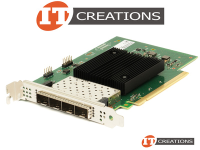 HP / INTEL E810-XXVDA4 10GBE / 25GBE QUAD PORT SFP28 PCI-E 4.0 X16 ETHERNET NETWORK ADAPTER - 10/25GB 4P ( 4 ) FOUR SMALL FORM FACTOR PLUGGABLE 28 TRANSCEIVER SLOTS video