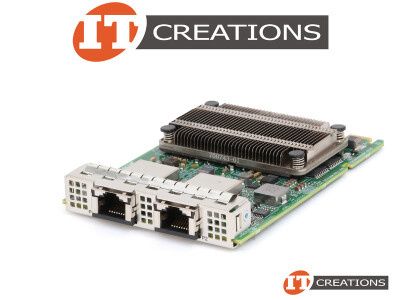 HP / BROADCOM 57416 OCP 3.0 10GBASE-T DUAL PORT OCP3 MEZZANINE CARD - BCM957416 10GB/S ETHERNET 2-PORT / 10GBE 2P SFF SMALL FORM FACTOR OPEN COMPUTE PROJECT GEN3 NETWORK ADAPTER SUPPORTS PCI-E 3.0 X8 SPEEDS ( 2 ) TWO RJ45 CONNECTORS ( RJ-45 ) video