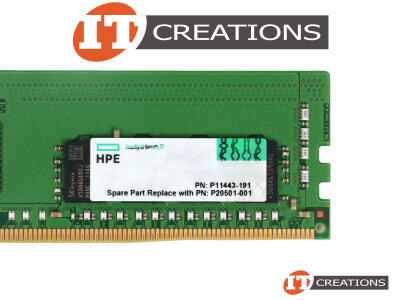 HP / HPE 16GB PC4-25600AA-R DDR4-3200AA-R REGISTERED ECC 2RX8 CL22 288 PIN 1.20V MEMORY MODULE ( PC4-3200AA-R ) video