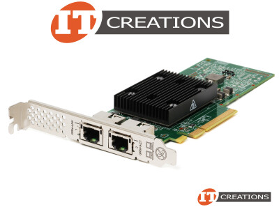 HP / HPE / BROADCOM 57416 NIC 10GBASE-T DUAL PORT PCI-E 3.0 X8 NETWORK INTERFACE CARD - BCM57416 10GB/S ETHERNET 2-PORT / 10GBE 2P / DP10 ( 2 ) TWO RJ45 CONNECTORS  ( RJ-45 ) video