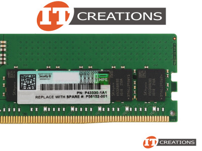 HP / HPE 32GB PC5-38400B-R DDR5-4800B-R REGISTERED ECC / EC8 2RX8 CL40 288 PIN 1.1V MEMORY MODULE ( PC5-4800B-R ) ( ERROR CORRECTION CODE 80 BIT ) video