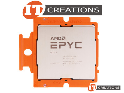 HP CPU AMD EPYC 24 CORE PROCESSOR 9254 2.9GHZ BASE / 4.15GHZ MAX 128MB L3 CACHE TDP 200W SP5 SOCKET video