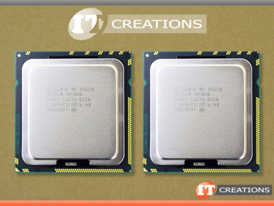 INTEL XEON CPU MATCHING PAIR ASSEMBLY HAS (2) X5650 2.6GHZ SIX- CORE PROCESSORS video