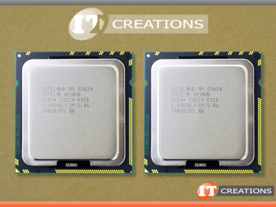 INTEL XEON CPU MATCHING PAIR ASSEMBLY HAS (2) E5620 2.4GHZ QUAD CORE PROCESSORS video
