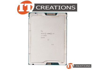 INTEL XEON 24 CORE PROCESSOR W7-3455 2.50GHZ BASE / 4.80GHZ MAX 67.5MB CACHE 0 GT/S BUS SPEED TDP 270W / 324W FCLGA4677 ( SAPPHIRE RAPIDS ) video